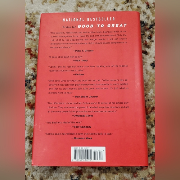'Good To Great' Leadership Hardcover Book - Picture 2 of 3